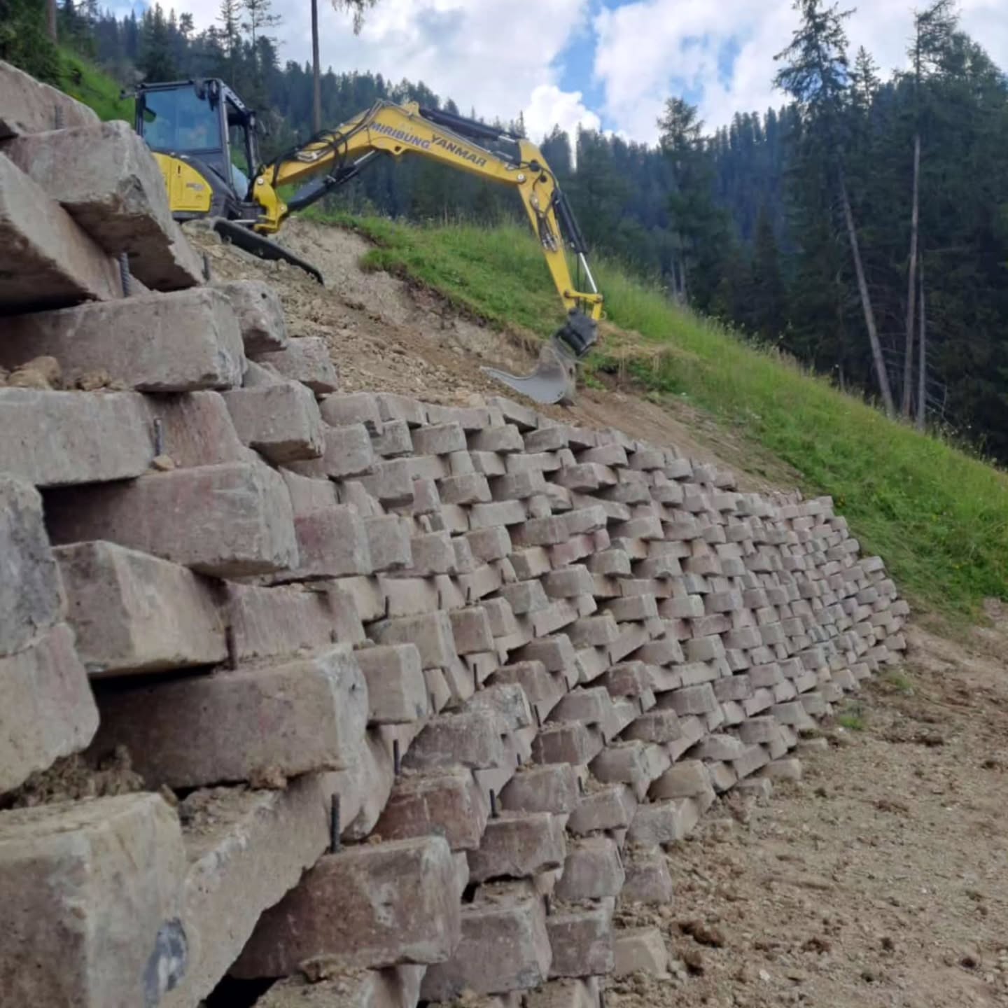 Muri di Sostegno: Traversine in Cemento, Muri Krainer e Muri&nbsp;Ciclopici